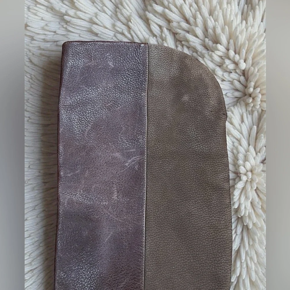 Liebeskind Leather two tone suede leather brown over the knee boots-38/8